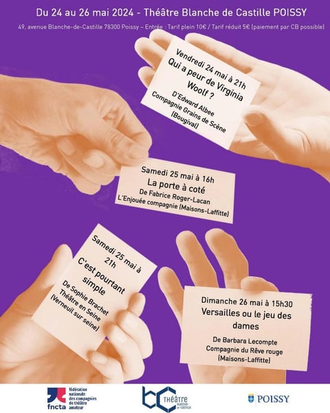 Festival Théâtre Les Cartes Blanches de Castille 2027