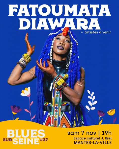Fatoumata Diawara au festival Blues sur Seine 2026