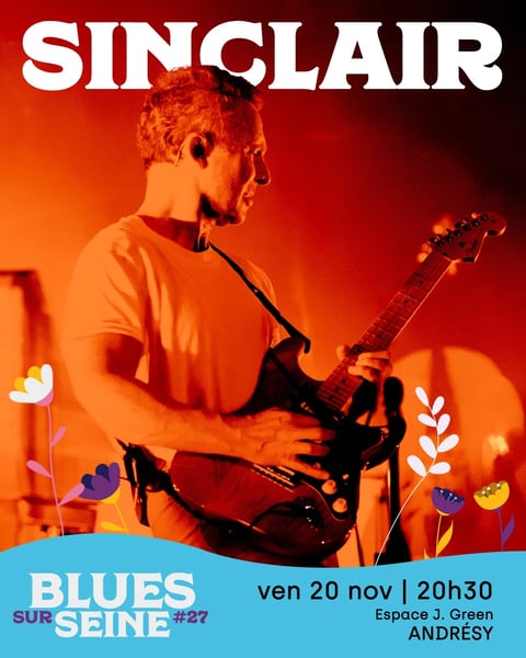 Sinclair au festival Blues sur Seine 2026