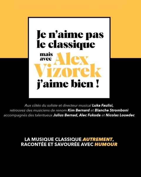 Alex Vizorek, Deux 1/2