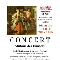 Concert baroque — Nathalie Gaubery & Lorenzo Cipriani