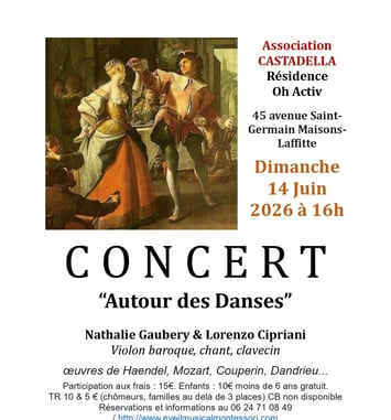 Concert baroque — Nathalie Gaubery & Lorenzo Cipriani