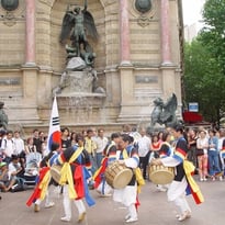Groupe de musique traditionnelle coréenne