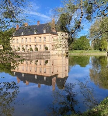 Visite du parc du château de Bourdonné