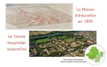 Visite guidée du centre hospitalier Théophile-Roussel de Montesson