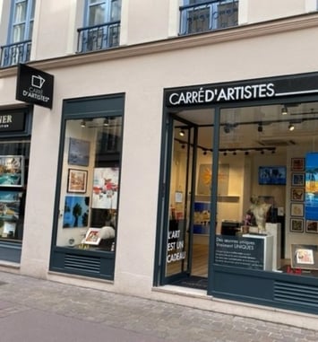 Visite de la galerie d'art Carré d'artistes
