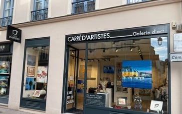 Visite de la galerie d'art Carré d'artistes