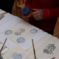 Atelier famille imprime ton motif cachemire !