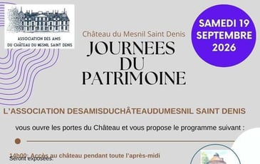 Lecture : Pierre à pierre par la compagnie àH2V au Château du Mesnil Saint Denis