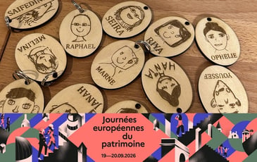 Fablab : Portraits en porte-clés