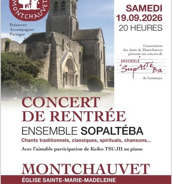 Concert de rentrée de l'Ensemble Sopaltéba de Lommoye