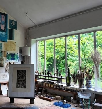 Découverte de l'atelier Manessier