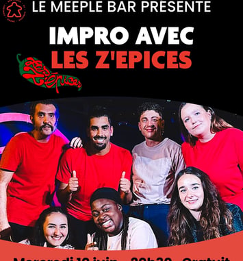 Impro avec Les Z'épices au Meeple Bar