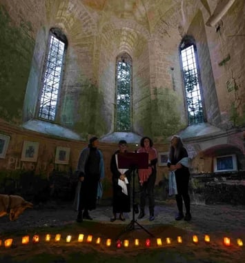 Concert de chant sacré dans la chapelle des Moulineaux