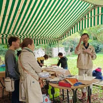 Atelier ce charpentier, atelier de stuc pierre, atelier de taille de pierre