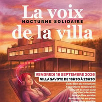 La voix de la villa, nocturne solidaire