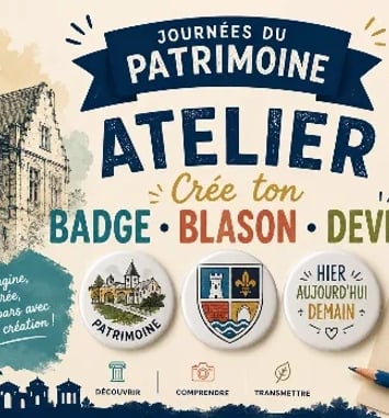 Blasons et devises de Saint-Germain-en-Laye : crée ton badge !