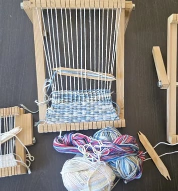 Atelier métier à tisser