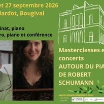 Masterclasses et concerts Robert Schumann