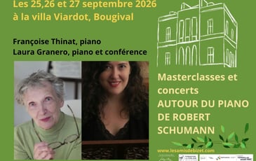 Masterclasses et concerts Robert Schumann