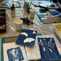 Atelier cyanotype
