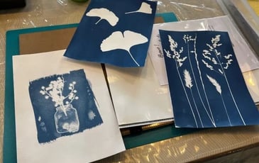 Atelier cyanotype