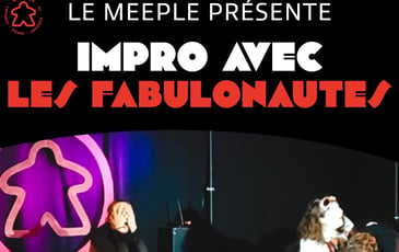 Impro avec Les Fabulonautes au Meeple Bar