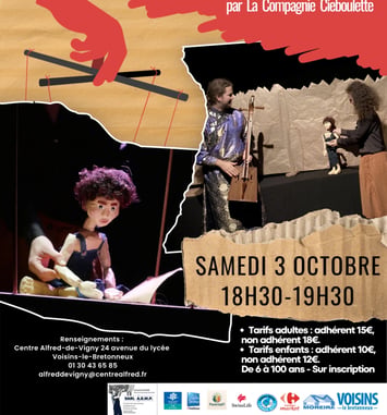 Spectacle "Mongol" théâtre d'ombres et lumières, marionnette