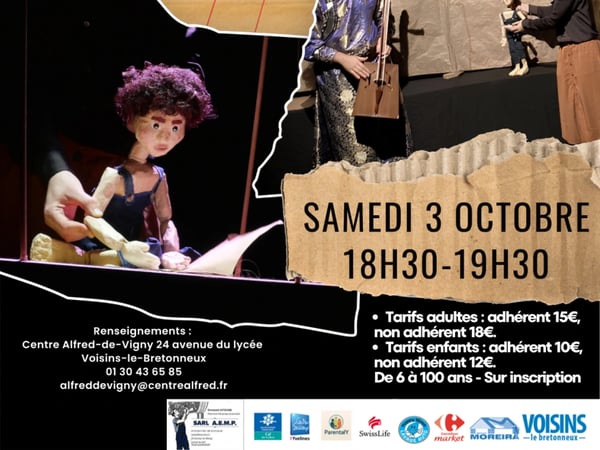 Spectacle "Mongol" théâtre d'ombres et lumières, marionnette