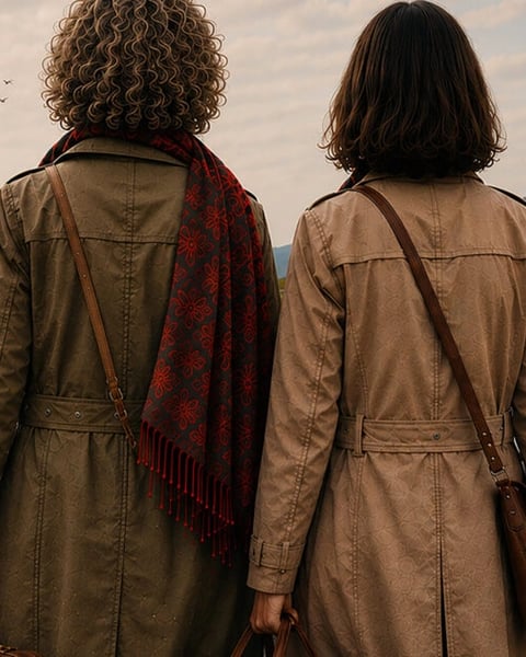 Deux petites dames vers le Nord