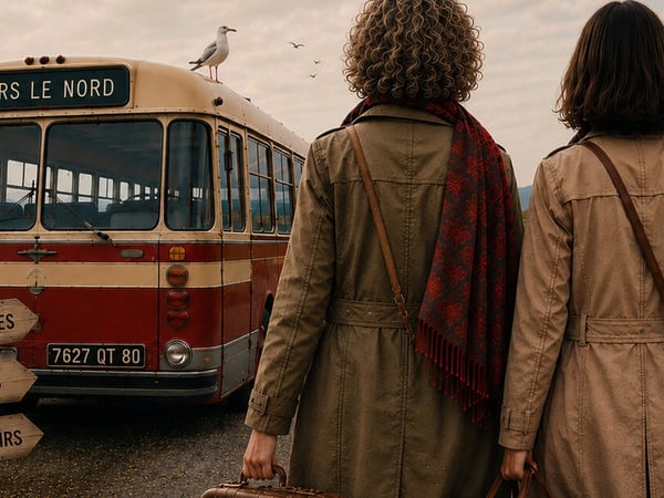 Deux petites dames vers le Nord