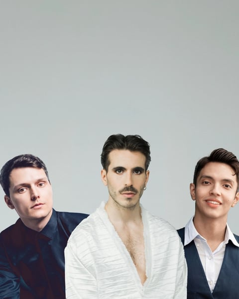 Les trois contre-ténors !