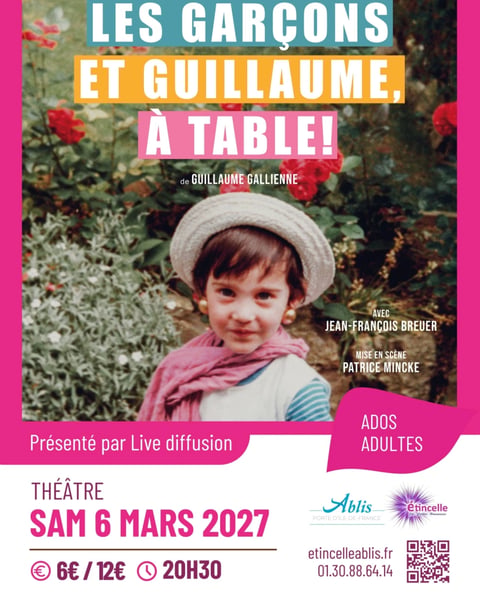Les garçons et Guillaume, à table