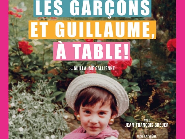 Les garçons et Guillaume, à table