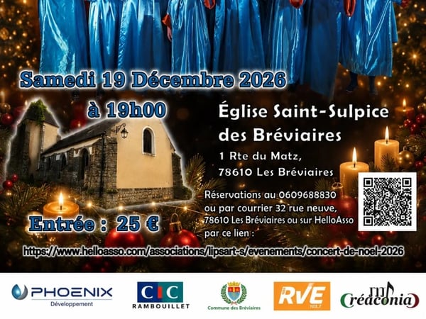 Concert de Noël 2026 des Bréviaires