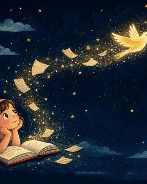 La jeune fille, l'oiseau et Prévert